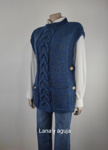 Chaleco con bolsillos. Talla L